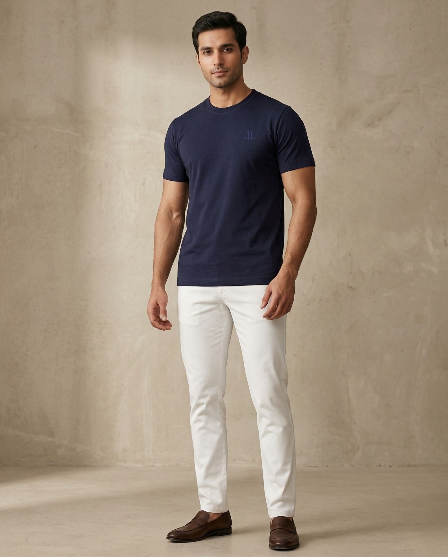 The Courtyard Tee Navy