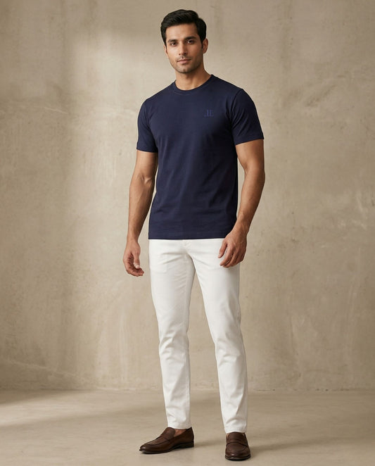 The Courtyard Tee Navy