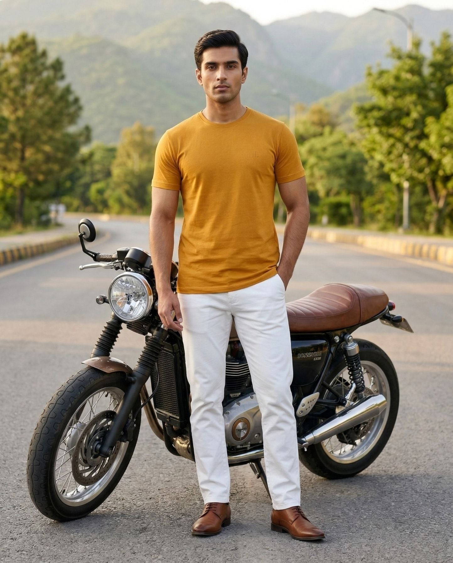 The Courtyard Tee Yellow
