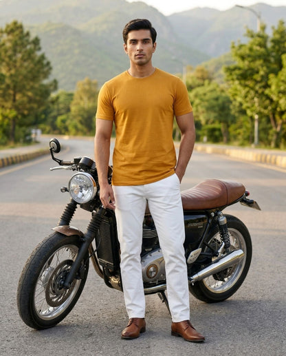 The Courtyard Tee Yellow