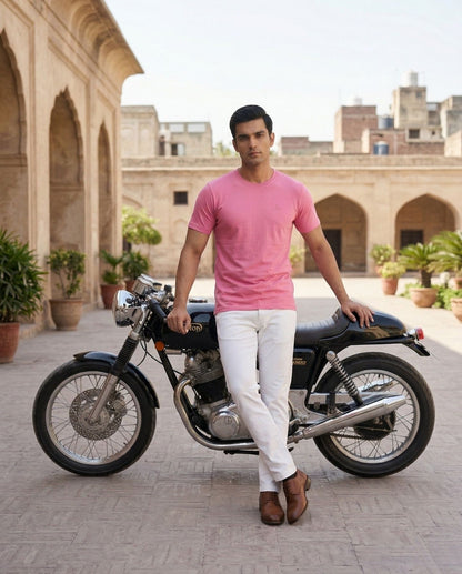 The Courtyard Tee Pink