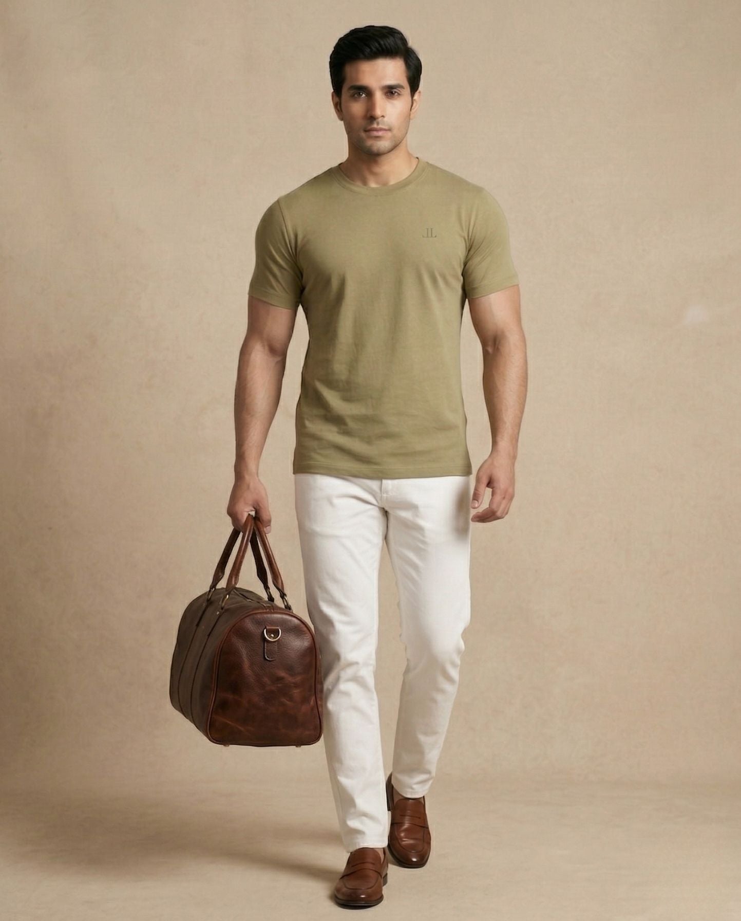 The Courtyard Tee Sage Green