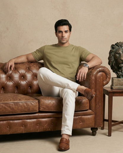 The Courtyard Tee Sage Green