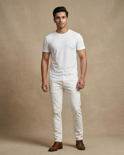 The Courtyard Tee White