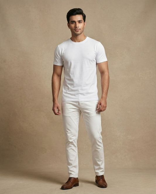The Courtyard Tee White