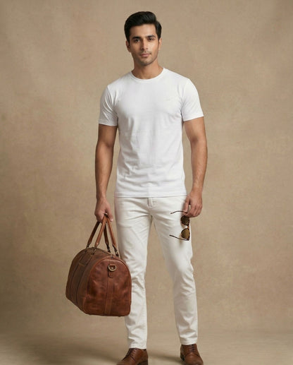 The Courtyard Tee White