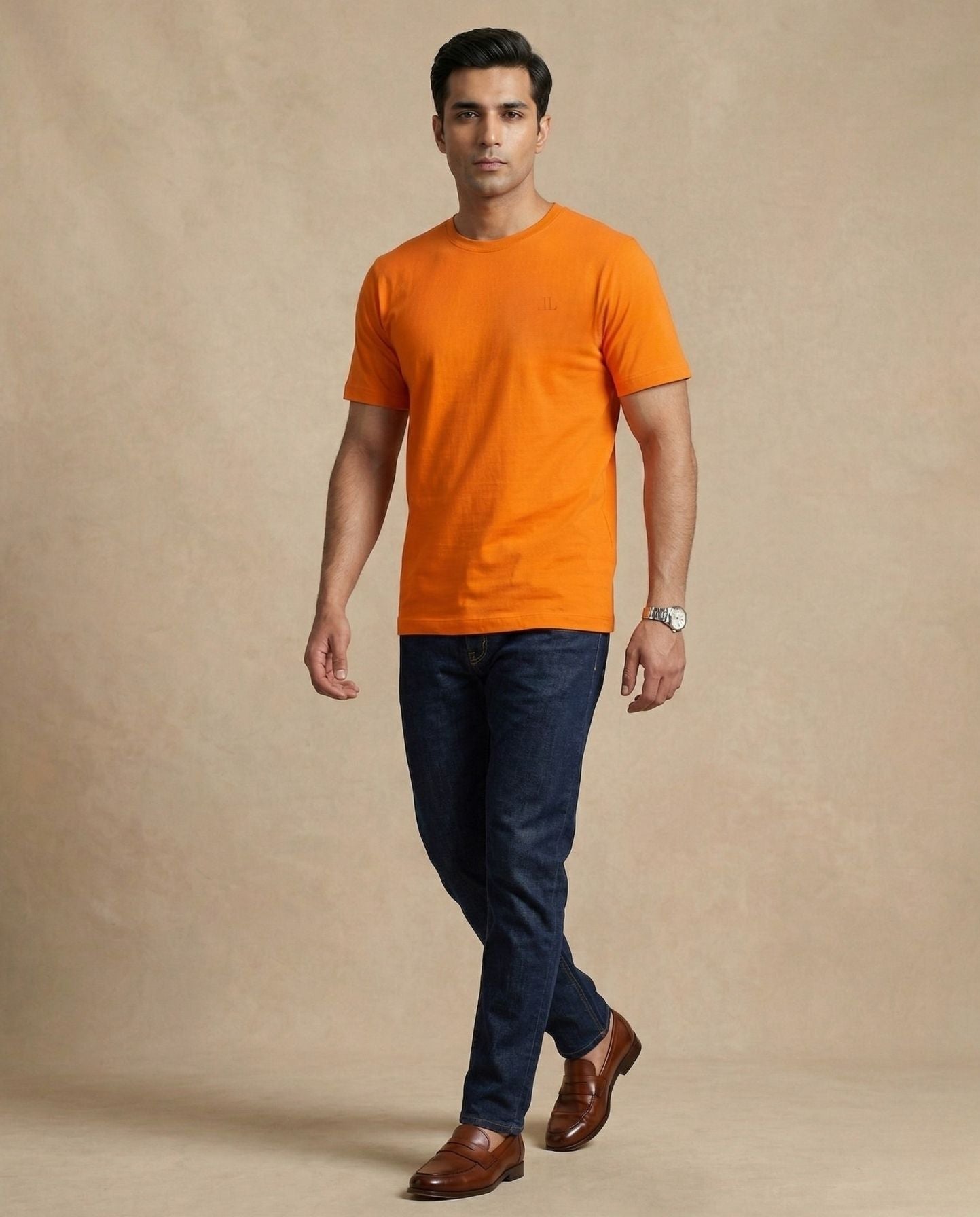 The Courtyard Tee Orange