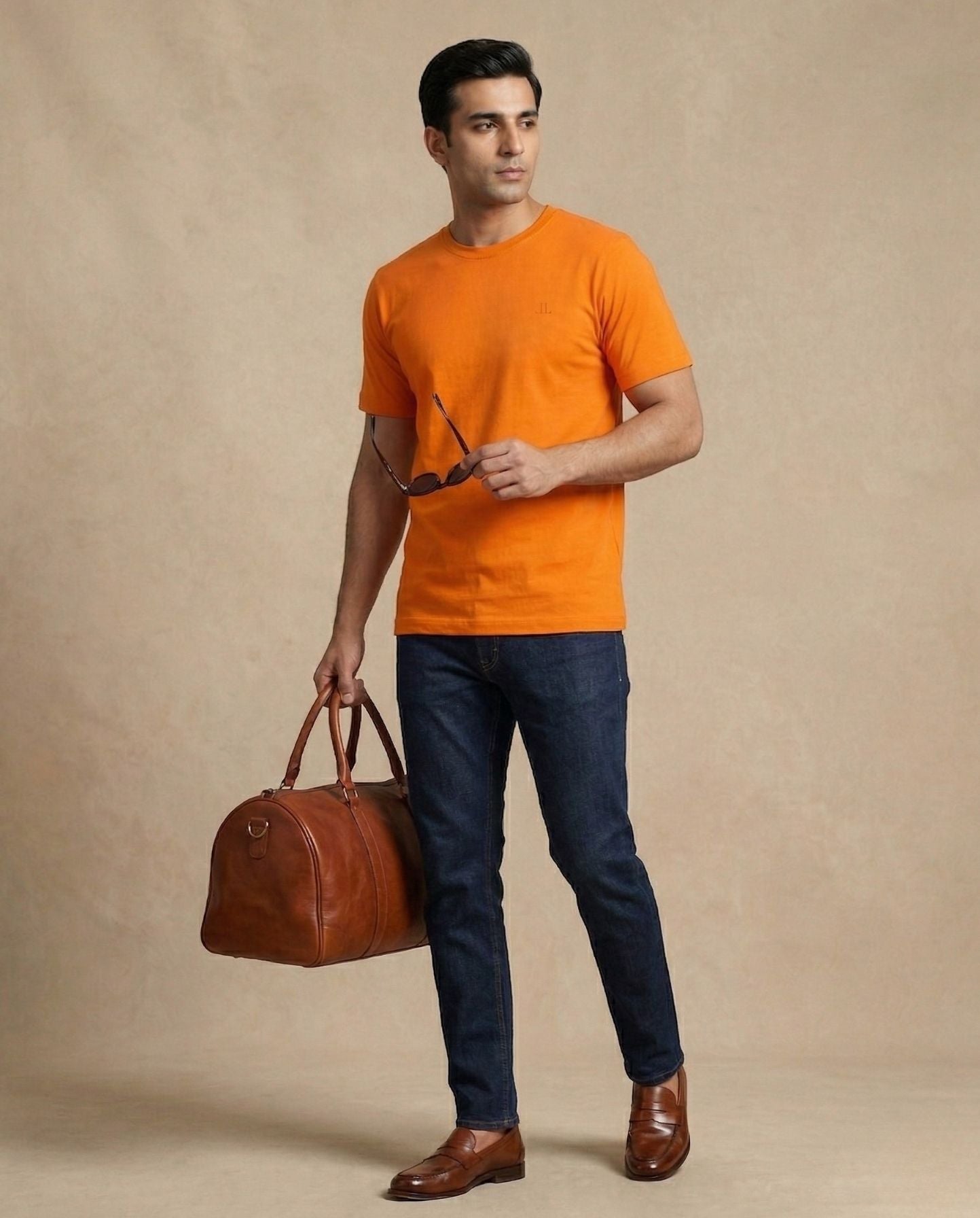 The Courtyard Tee Orange