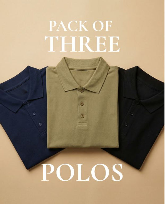 Pack of 3 Polos